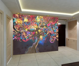 上海欧式典雅壁画OS825030效果图