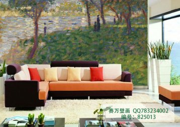 上海欧式典雅壁画OS825013效果图